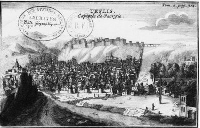 Tournefort. Teflis, Capital of Georgia by Tournefort